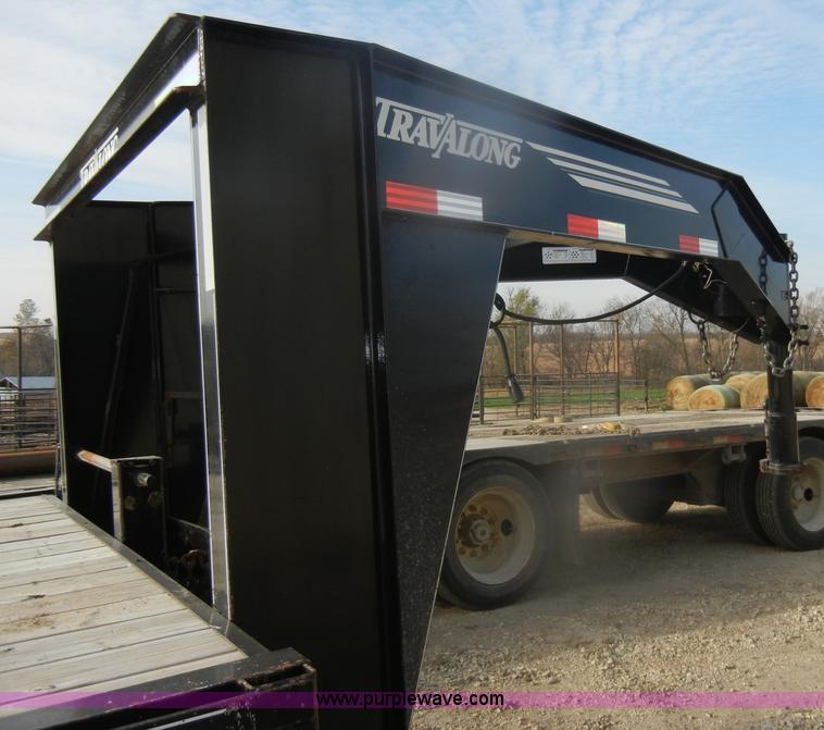 image for item D4740 2006 Liberty Travalong tandem axle gooseneck trailer