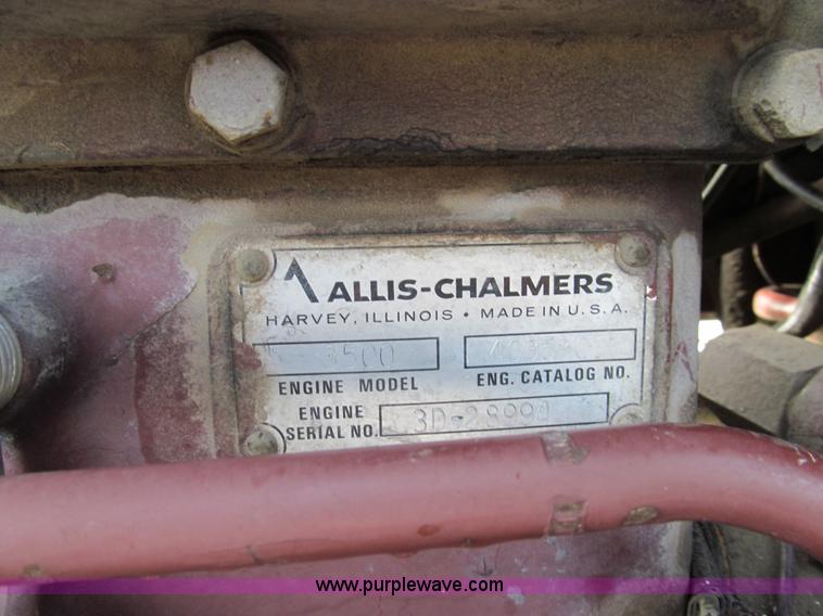 image for item E3542 Allis Chalmers AC7040 tractor
