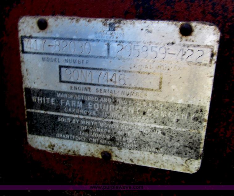 image for item E4504 1980 AGCO White 4-175 Field Boss 4WD tractor