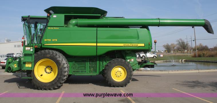 image for item E5002 2010 John Deere 9770 STS RWA combine