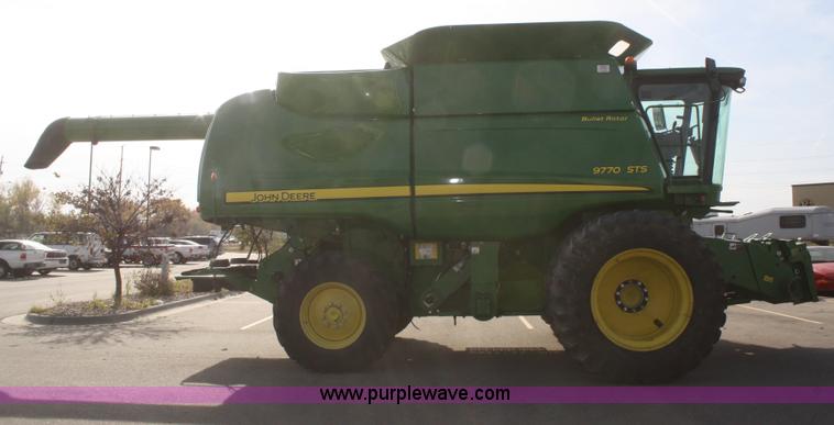 image for item E5002 2010 John Deere 9770 STS RWA combine