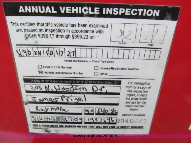 image for item E5695 1979 Ford 8000 conveyor body truck