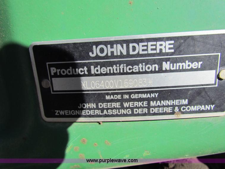 image for item E8171 1996 John Deere 6400 tractor