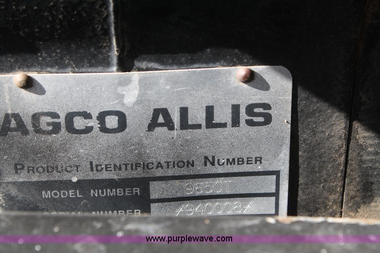 image for item F2754 1994 AGCO Allis 9650 tractor