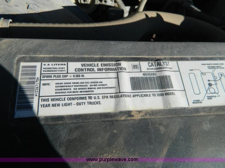 image for item G7623 2000 Chevrolet Silverado K1500 LS pickup truck