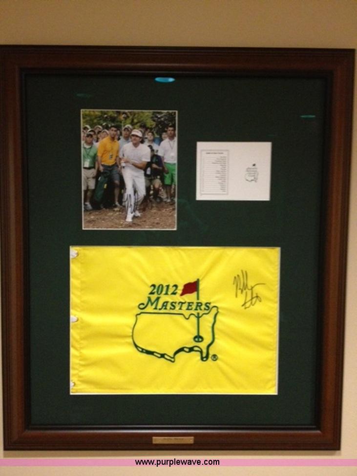 image for item B1601 Bubba Watson 2012 Masters Champion Commemorative Plaque
