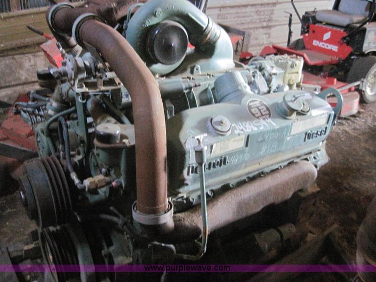 image for item B1622 Detroit Diesel 8V92TTA turbo diesel engine