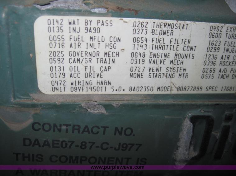 image for item B1622 Detroit Diesel 8V92TTA turbo diesel engine