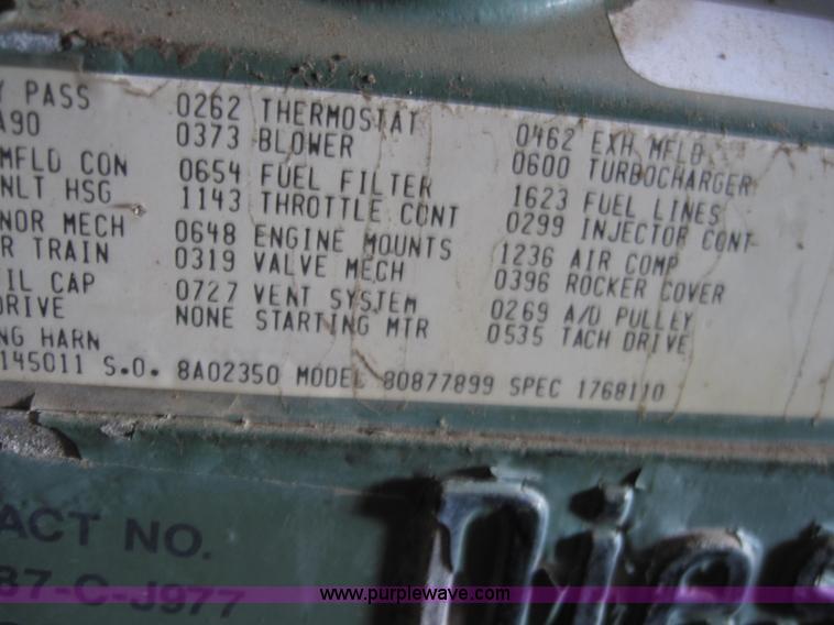 image for item B1622 Detroit Diesel 8V92TTA turbo diesel engine