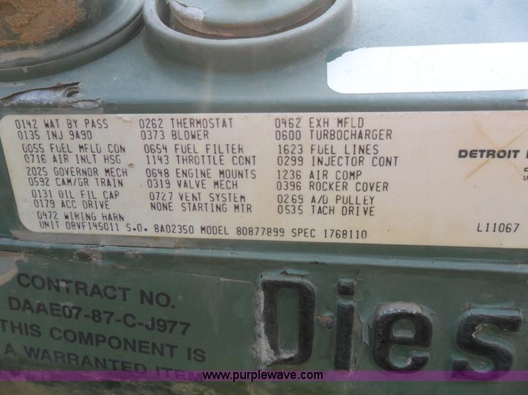 image for item B1622 Detroit Diesel 8V92TTA turbo diesel engine