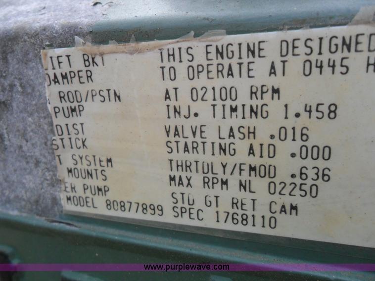 image for item B1622 Detroit Diesel 8V92TTA turbo diesel engine