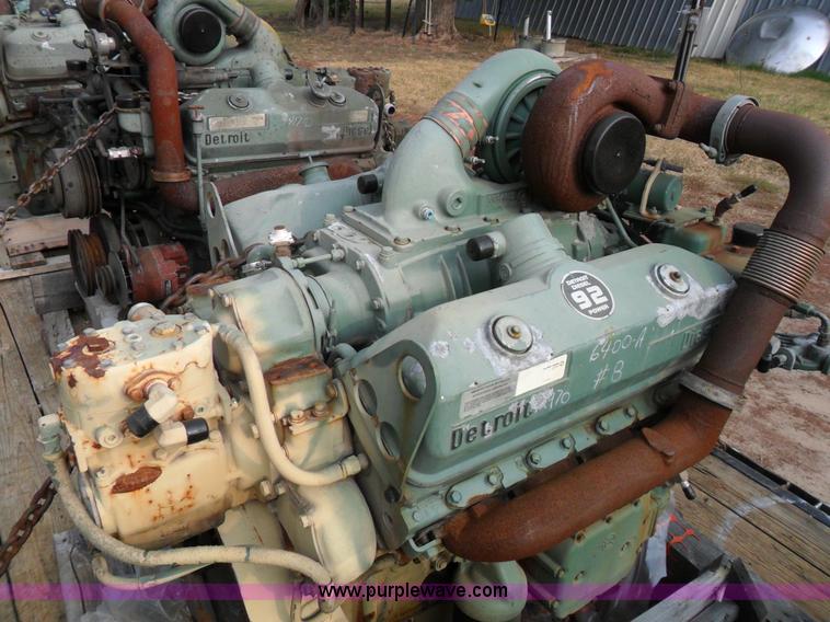 image for item B1622 Detroit Diesel 8V92TTA turbo diesel engine