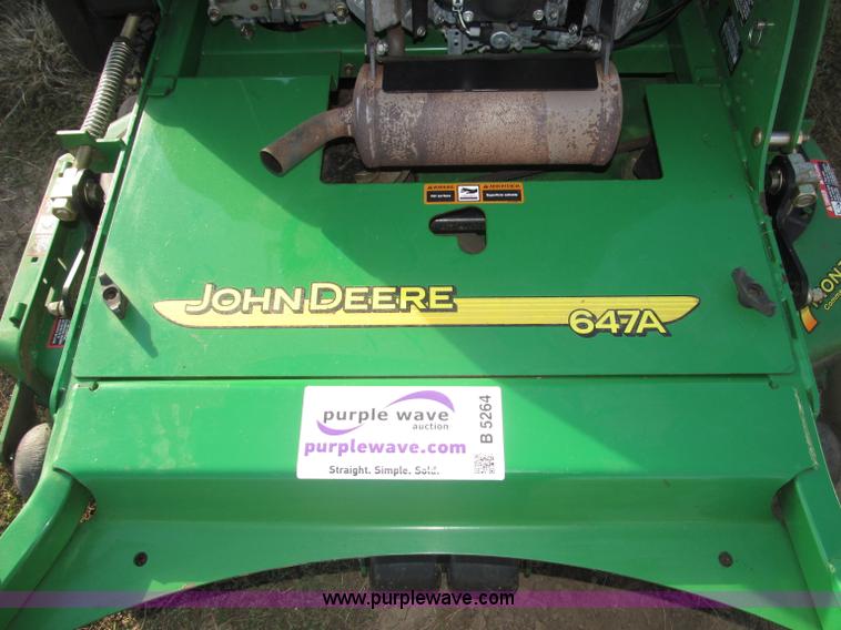 image for item B5264 2009 John Deere 647A ZTR commercial lawn mower