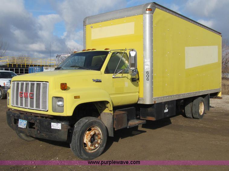 image for item D7008 1992 GMC TopKick box truck