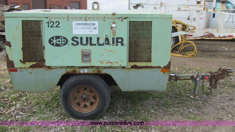 image for item D7011 Sullair 185DPQ portable air compressor