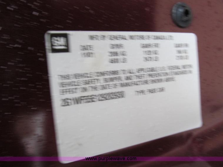 image for item E5652 2002 Chevrolet Impala