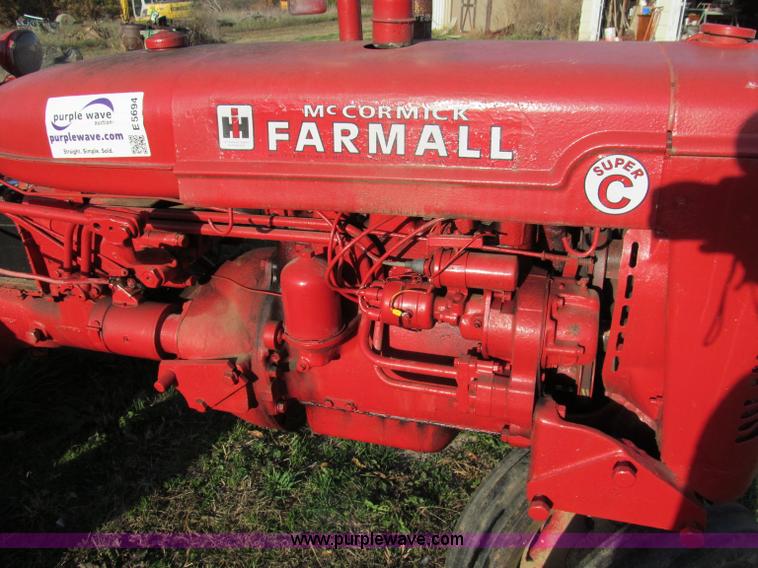 image for item E5694 1951 International Farmall Super C tractor