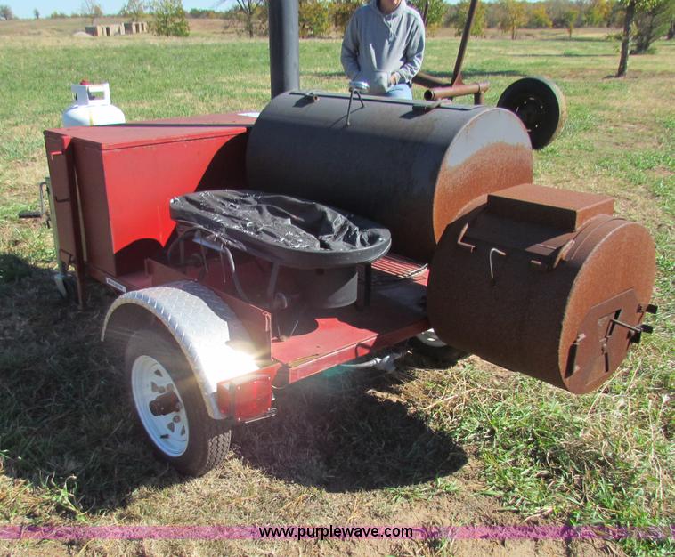 image for item E8150 Brinkman factory built smoker trailer