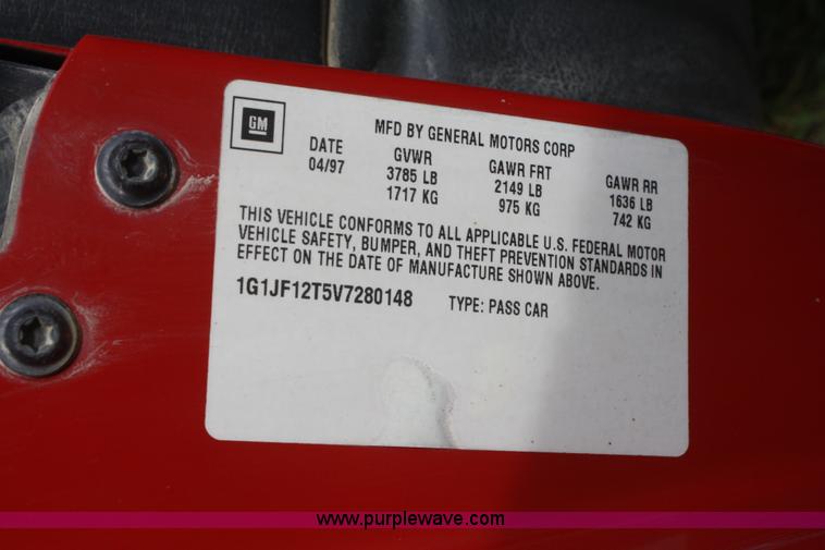 image for item F2517 1997 Chevrolet Cavalier Z24