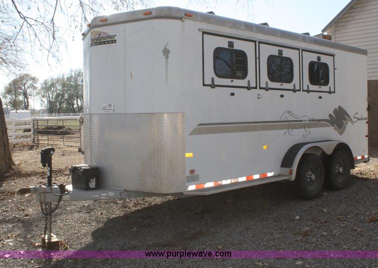 image for item F2519 1999 Sundowner Valuelight 3 horse trailer