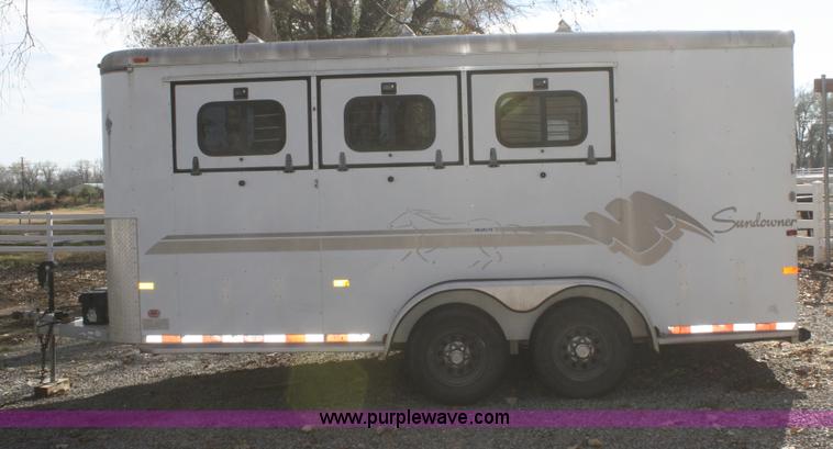 image for item F2519 1999 Sundowner Valuelight 3 horse trailer