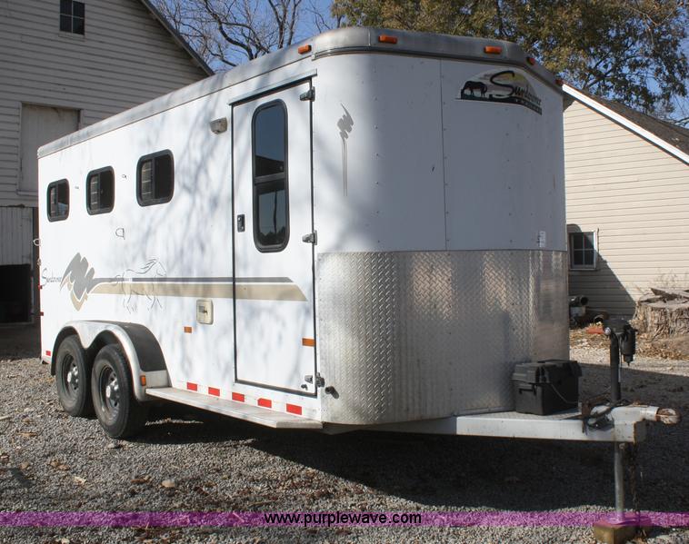 image for item F2519 1999 Sundowner Valuelight 3 horse trailer