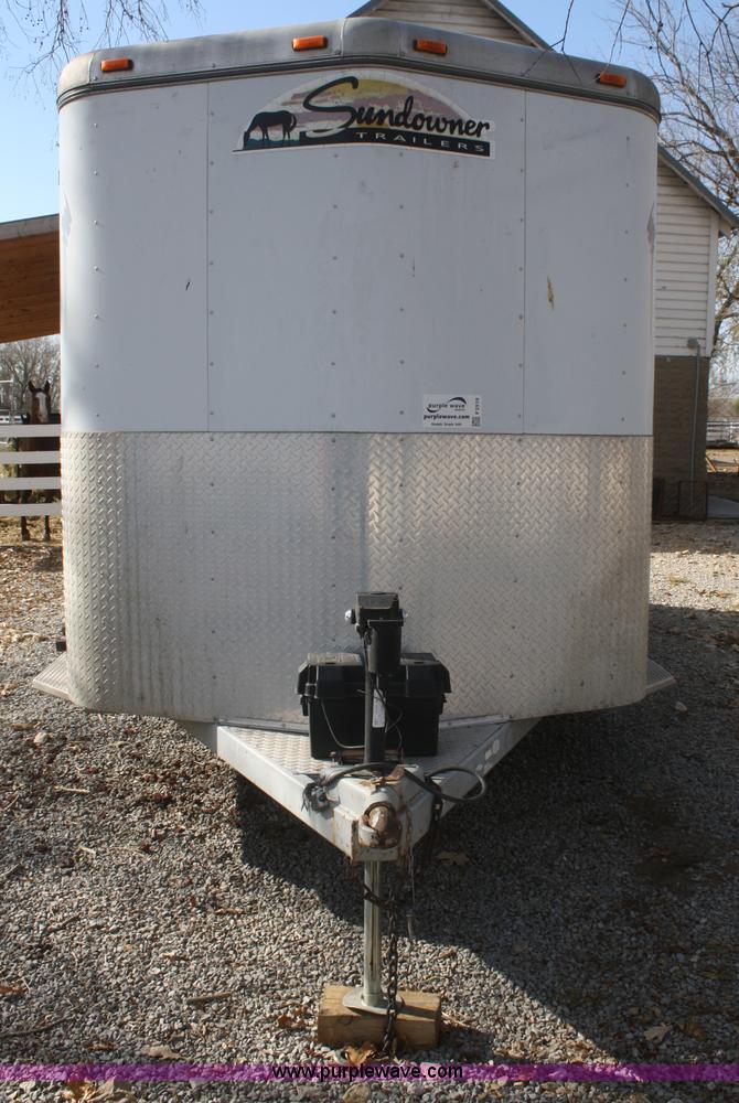 image for item F2519 1999 Sundowner Valuelight 3 horse trailer