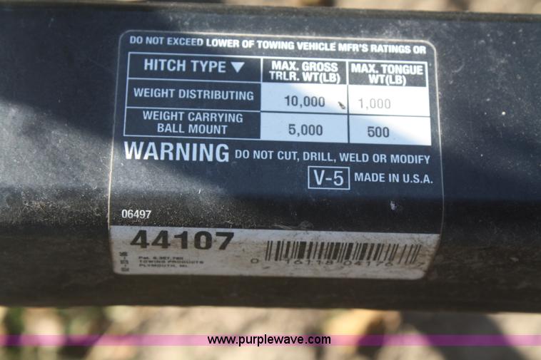 image for item F2739 (4) assorted receiver hitches