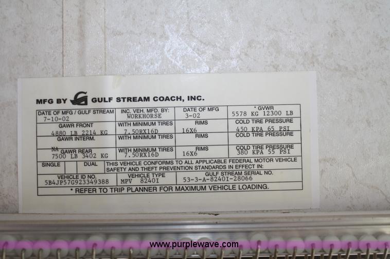 image for item F2740 2003 Gulfstream Independence 24' RV