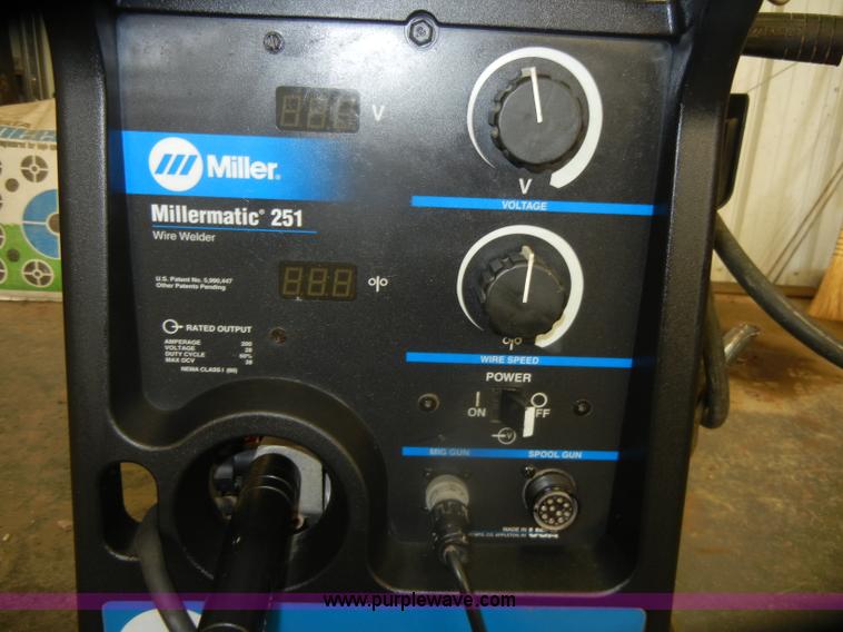 image for item O9513 Miller Millermatic 251 wire welder