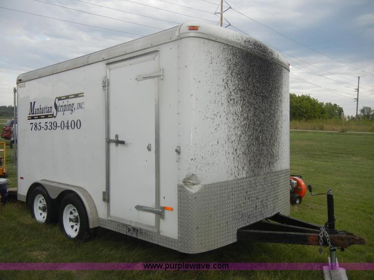 image for item U9334 2004 Doolittle cargo trailer