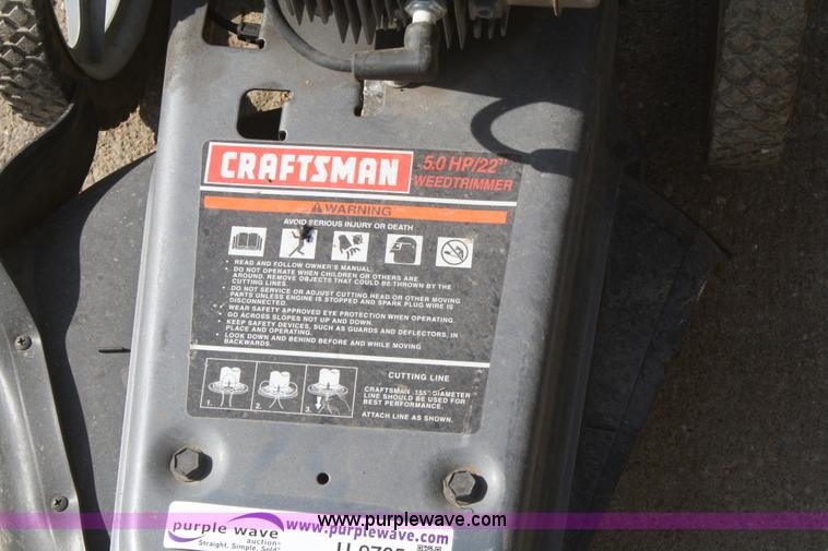 image for item U9705 Craftsman 22" weed trimmer