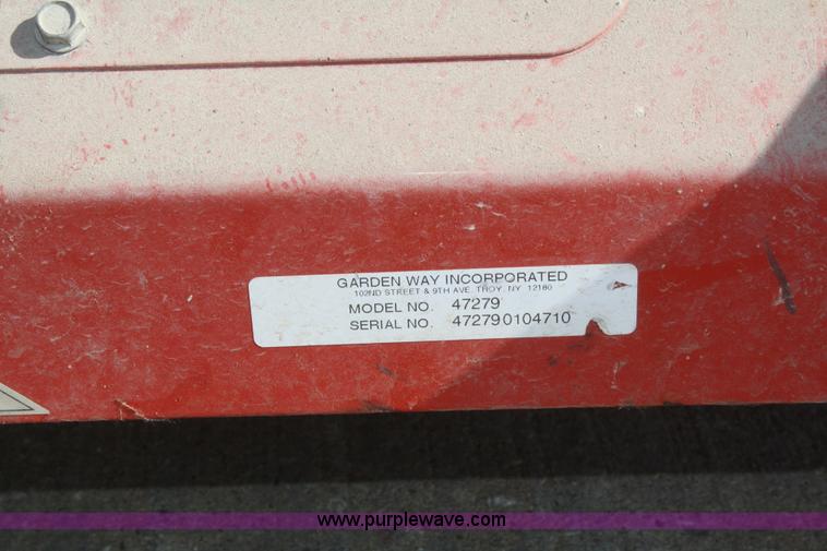 image for item U9707 Troy-Bilt chipper vac