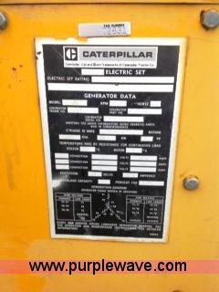 image for item B1507 Caterpillar D334 generator set