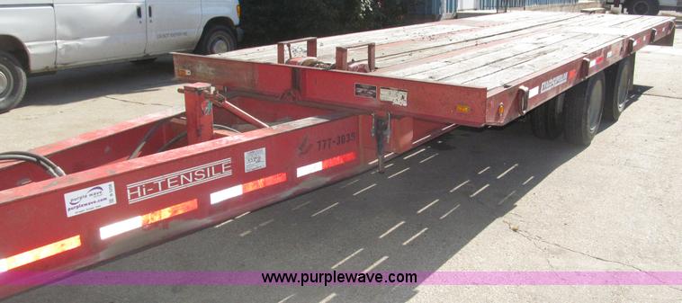 image for item B5258 1999 Evaco Superline 20T 24' tilt trailer