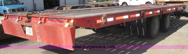 image for item B5258 1999 Evaco Superline 20T 24' tilt trailer