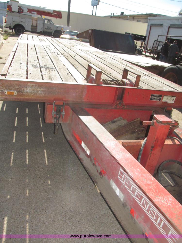 image for item B5258 1999 Evaco Superline 20T 24' tilt trailer
