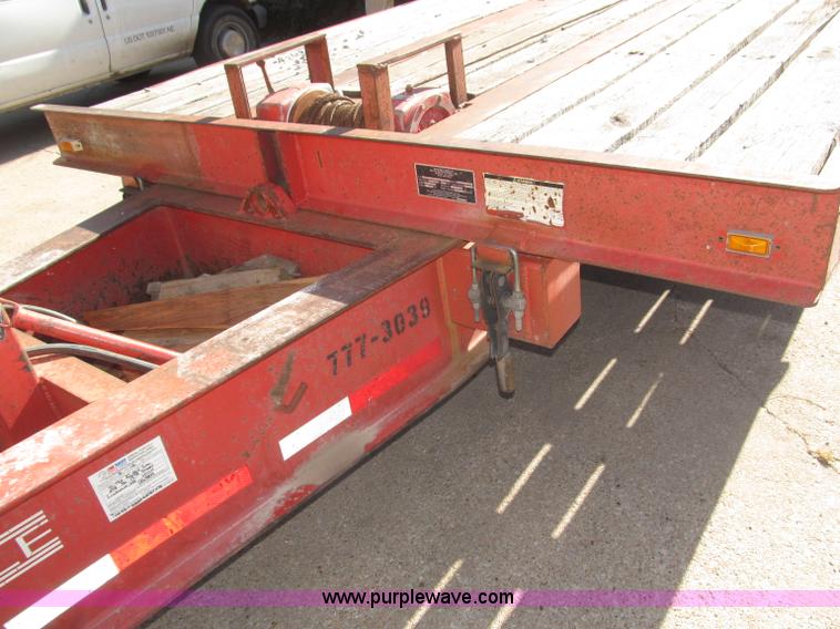 image for item B5258 1999 Evaco Superline 20T 24' tilt trailer