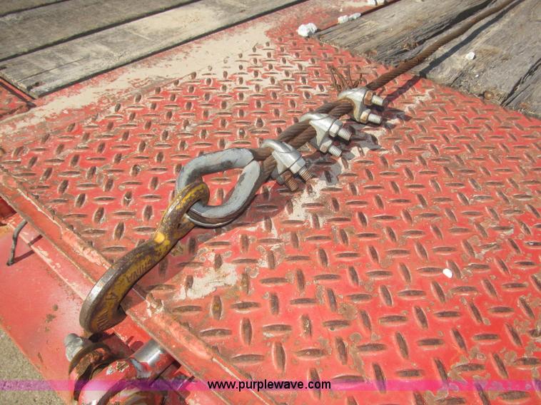 image for item B5258 1999 Evaco Superline 20T 24' tilt trailer