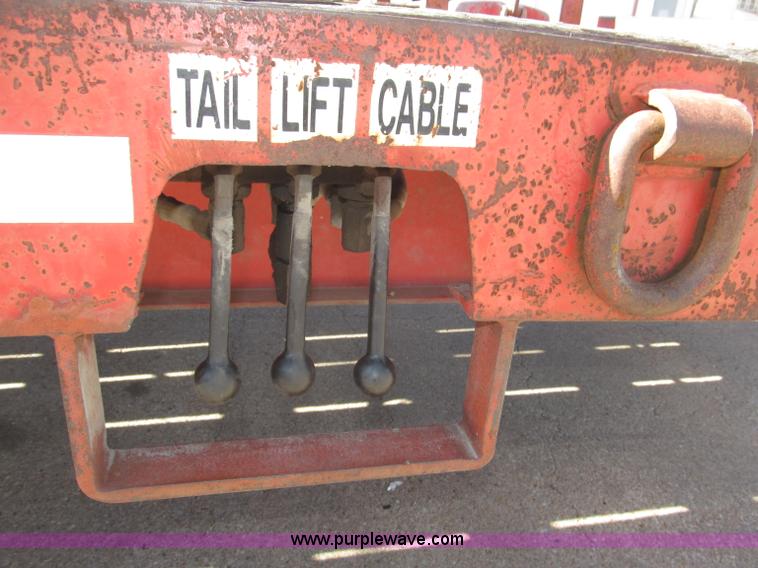 image for item B5258 1999 Evaco Superline 20T 24' tilt trailer