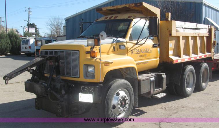 image for item B5259 1997 GMC C8500 dump truck
