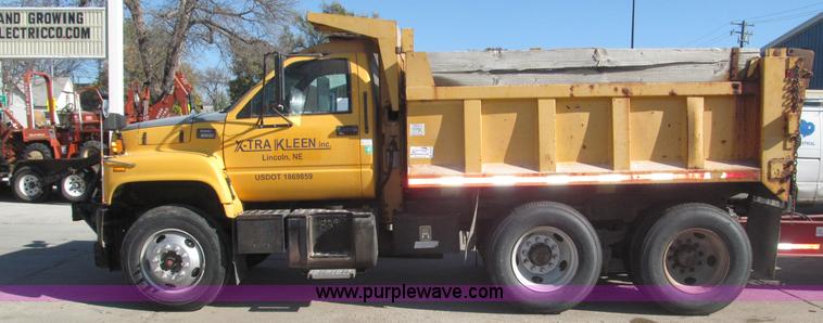 image for item B5259 1997 GMC C8500 dump truck