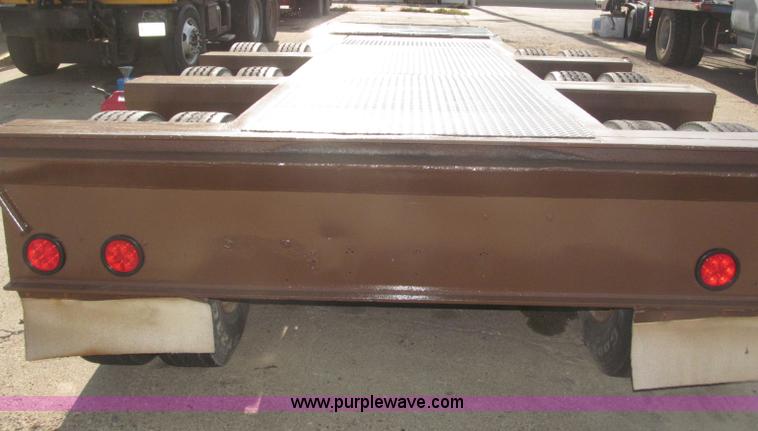 image for item B5273 1985 Trail-Eze triple axle lowboy trailer