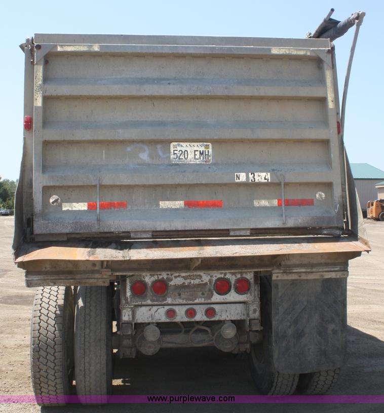 image for item B6953 1985 Fruehauf aluminum end dump trailer