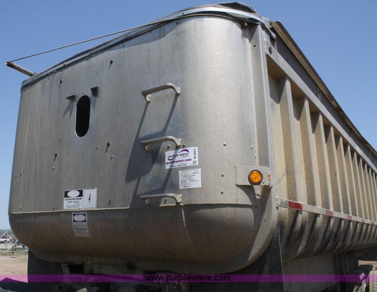 image for item B6953 1985 Fruehauf aluminum end dump trailer