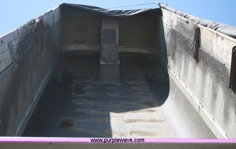 image for item B6953 1985 Fruehauf aluminum end dump trailer