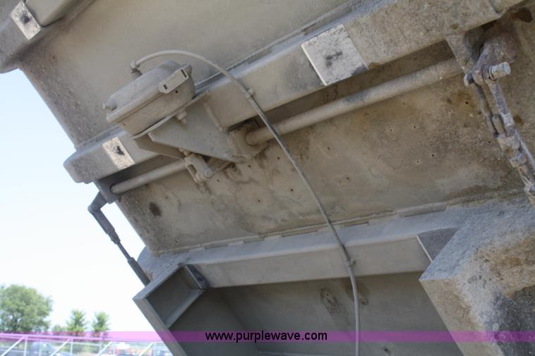 image for item B6953 1985 Fruehauf aluminum end dump trailer