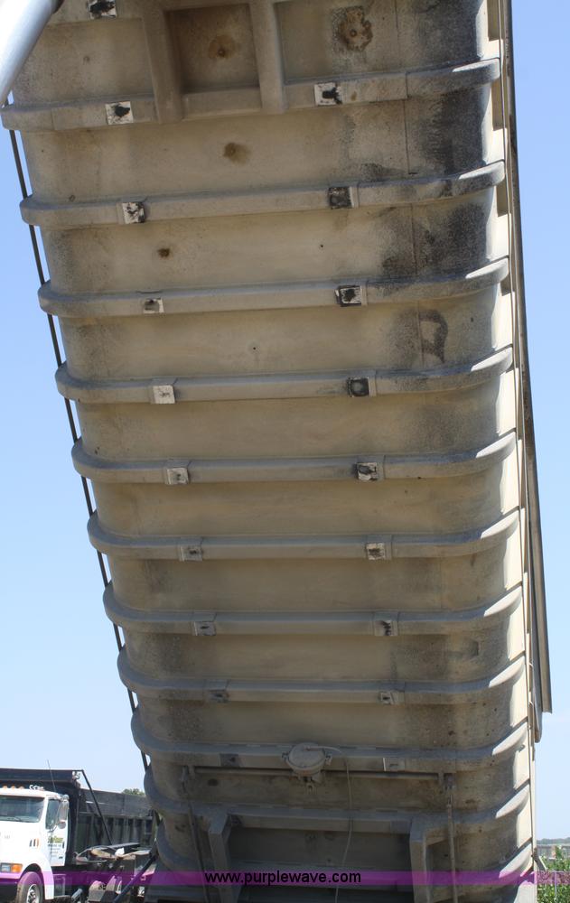 image for item B6953 1985 Fruehauf aluminum end dump trailer