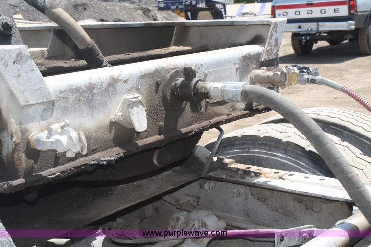 image for item B6953 1985 Fruehauf aluminum end dump trailer