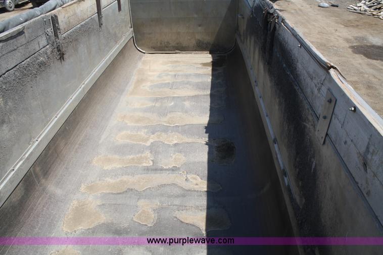 image for item B6953 1985 Fruehauf aluminum end dump trailer